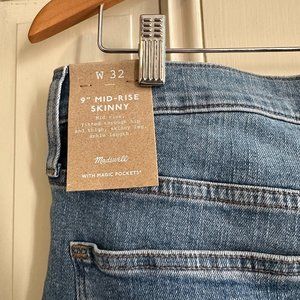 Madewell mid-rise skinny jeans